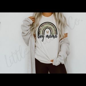 Mamas Boy and Boy Mama T-Shirt